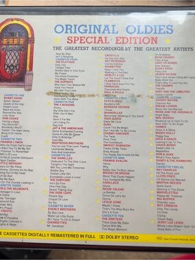 Original Oldies Cassettes Special Edition - Complete - 12 Cassette Tapes